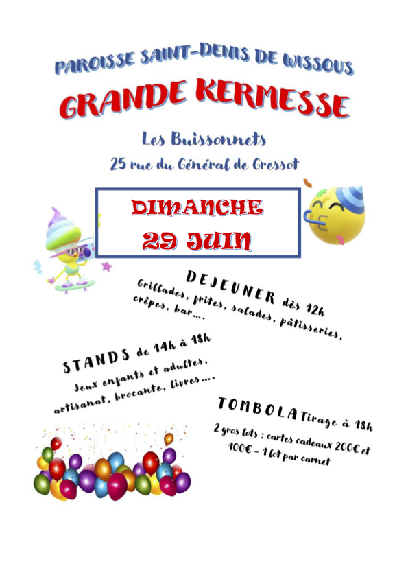 Affiche kermesse 2025